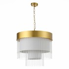 Люстра подвесная St Luce. SL1352.203.09. Aversa. 9х40 Вт, E14, 60х60х56 см, цвет золотистый - Фото 1