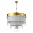 Люстра подвесная St Luce. SL1352.203.12. Aversa. 12х40 Вт, E14, 80х80х66 см, цвет золотистый - фото 4119601