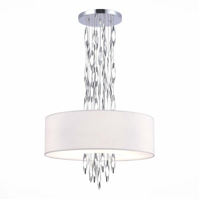 Люстра подвесная St Luce. SL1353.103.05. Nettuno. 5х60 Вт, E14, 60х60х20 см, цвет хром