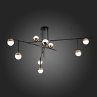 Люстра потолочная St Luce. SL1507.422.09. Albero. 9х5 Вт, G9, 4000K, 163,5х163,5х75 см, цвет чёрный - Фото 3