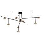 Люстра потолочная St Luce. SL1507.422.09. Albero. 9х5 Вт, G9, 4000K, 163,5х163,5х75 см, цвет чёрный - фото 291664966