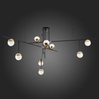 Люстра потолочная St Luce. SL1507.422.09. Albero. 9х5 Вт, G9, 4000K, 163,5х163,5х75 см, цвет чёрный - Фото 5