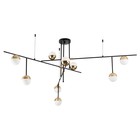 Люстра потолочная St Luce. SL1507.422.09. Albero. 9х5 Вт, G9, 4000K, 163,5х163,5х75 см, цвет чёрный - Фото 6