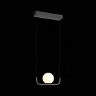Светильник подвесной St Luce. SL1581.403.01. Botelli. 1х8 Вт, LED, 3200K, 552 Lm, 29,5х12,5 см, цвет чёрный - Фото 2
