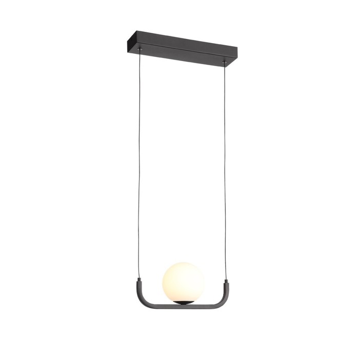 Светильник подвесной St Luce. SL1581.403.01. Botelli. 1х8 Вт, LED, 3200K, 552 Lm, 29,5х12,5 см, цвет чёрный - Фото 1