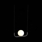 Светильник подвесной St Luce. SL1581.403.01. Botelli. 1х8 Вт, LED, 3200K, 552 Lm, 29,5х12,5 см, цвет чёрный - Фото 4