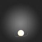 Светильник подвесной St Luce. SL1581.403.01. Botelli. 1х8 Вт, LED, 3200K, 552 Lm, 29,5х12,5 см, цвет чёрный - Фото 5