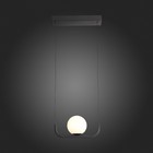 Светильник подвесной St Luce. SL1581.403.01. Botelli. 1х8 Вт, LED, 3200K, 552 Lm, 29,5х12,5 см, цвет чёрный - Фото 8