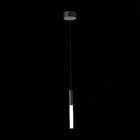 Светильник подвесной St Luce. SL1593.403.01. Gularri. 1х8 Вт, LED, 3000K, 624 Lm, 10х10 см, цвет чёрный - Фото 2