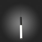 Светильник подвесной St Luce. SL1593.403.01. Gularri. 1х8 Вт, LED, 3000K, 624 Lm, 10х10 см, цвет чёрный - Фото 5