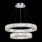 Люстра подвесная St Luce. SL1622.103.02. Tivoli. 1х70 Вт, LED, 4000K, 5950 Lm, 62х62х20 см, цвет хром - Фото 2