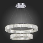 Люстра подвесная St Luce. SL1622.103.02. Tivoli. 1х70 Вт, LED, 4000K, 5950 Lm, 62х62х20 см, цвет хром - Фото 3