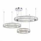 Люстра подвесная St Luce. SL1622.113.03. Tivoli. 1х122 Вт, LED, 4000K, 10370 Lm, 130х120х25 см, цвет хром 9839464 - фото 312946001