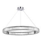 Люстра подвесная St Luce. SL1622.163.01. Tivoli. 1х40 Вт, LED, 4000K, 3400 Lm, 62х62х7,6 см, цвет хром - Фото 4