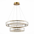 Люстра подвесная St Luce. SL1622.303.02. Tivoli. 1х70 Вт, LED, 4000K, 5950 Lm, 62х62х20 см, цвет латунь - Фото 6