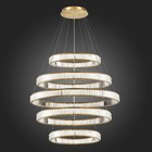 Люстра подвесная St Luce. SL1622.303.05. Tivoli. 1х255 Вт, LED, 4000K, 15300 Lm, 100х100х100 см, цвет латунь - Фото 3