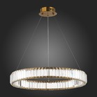 Люстра подвесная St Luce. SL1622.363.01. Tivoli. 1х40 Вт, LED, 4000K, 3400 Lm, 62х62х7,6 см, цвет латунь - Фото 5