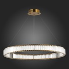 Люстра подвесная St Luce. SL1622.383.01. Tivoli. 1х52 Вт, LED, 4000K, 4420 Lm, 82х82х7,6 см, цвет латунь - Фото 5