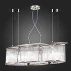 Люстра подвесная St Luce. SL1627.103.06. Velletri. 6х40 Вт, E14, 89х33х24 см, цвет хром - Фото 3