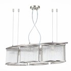 Люстра подвесная St Luce. SL1627.103.06. Velletri. 6х40 Вт, E14, 89х33х24 см, цвет хром - Фото 4