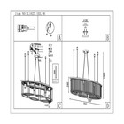 Люстра подвесная St Luce. SL1627.103.06. Velletri. 6х40 Вт, E14, 89х33х24 см, цвет хром - Фото 7