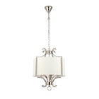 Люстра подвесная St Luce. SL1754.103.05. Diolla. 5х40 Вт, E14, 45х45х53 см, цвет никель - Фото 6