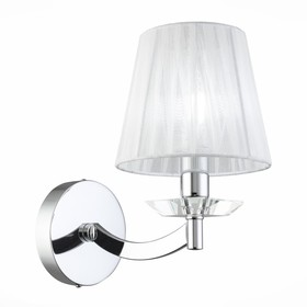 Светильник настенный St Luce. SL1756.101.01. Bello. 1х40 Вт, E14, 16х26 см, цвет хром