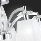 Светильник потолочный St Luce. SL1756.102.05. Bello. 5х40 Вт, E14, 70х70х34 см, цвет хром - Фото 11