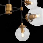 Люстра подвесная St Luce. SL234.403.08. Varieta. 8х40 Вт, E27, 90х90х60 см, цвет чёрный, золото - Фото 7