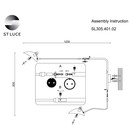 Светильник настенный St Luce. SL305.401.02. Spruzzo. 2х60 Вт, E27, 18х75 см, цвет чёрный - Фото 13