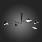 Люстра потолочная St Luce. SL305.402.06. Spruzzo. 6х60 Вт, E27, 180х180х54 см, цвет чёрный - Фото 11