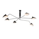 Люстра потолочная St Luce. SL305.402.06. Spruzzo. 6х60 Вт, E27, 180х180х54 см, цвет чёрный - Фото 15