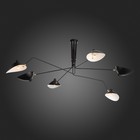 Люстра потолочная St Luce. SL305.402.06. Spruzzo. 6х60 Вт, E27, 180х180х54 см, цвет чёрный - Фото 26