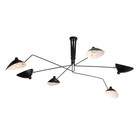 Люстра потолочная St Luce. SL305.402.06. Spruzzo. 6х60 Вт, E27, 180х180х54 см, цвет чёрный - Фото 27