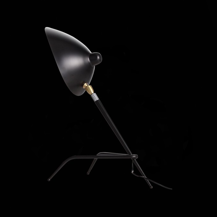 Прикроватная лампа St Luce. SL305.404.01. Spruzzo. 1х60 Вт, E27, 38х30х53 см, цвет чёрный - фото 1906320522