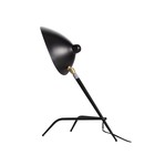 Прикроватная лампа E27, 1x60W, 30x38x53 см, цвет чёрный, белый - фото 4121804