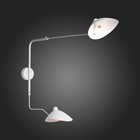 Светильник настенный St Luce. SL305.501.02. Spruzzo. 2х60 Вт, E27, 18х75 см, цвет белый - Фото 5