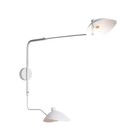 Светильник настенный St Luce. SL305.501.02. Spruzzo. 2х60 Вт, E27, 18х75 см, цвет белый - Фото 6