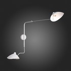 Светильник настенный St Luce. SL305.501.02. Spruzzo. 2х60 Вт, E27, 18х75 см, цвет белый - Фото 8