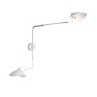 Светильник настенный St Luce. SL305.501.02. Spruzzo. 2х60 Вт, E27, 18х75 см, цвет белый - Фото 9