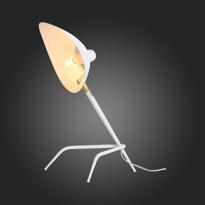 Прикроватная лампа St Luce. SL305.504.01. Spruzzo. 1х60 Вт, E27, 38х53 см, цвет белый - фото 1884232895