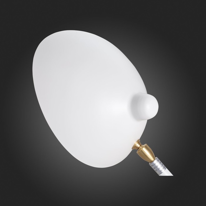 Прикроватная лампа St Luce. SL305.504.01. Spruzzo. 1х60 Вт, E27, 38х53 см, цвет белый - фото 1884232903