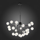 Светильник подвесной St Luce. SL376.403.27. Demele. 27х2 Вт, G4 LED, 3150 Lm, 78х78 см, цвет чёрный - Фото 3