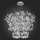 Люстра подвесная St Luce. SL379.103.486. Rafina. 486х0,5 Вт, LED, 3500K, 16767 Lm, 150х150 см, цвет серебристый - Фото 5