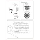 Люстра подвесная St Luce. SL379.103.486. Rafina. 486х0,5 Вт, LED, 3500K, 16767 Lm, 150х150 см, цвет серебристый - Фото 10