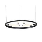 Светильник подвесной St Luce. SL393.403.06. Bisaria. 6х6 Вт, LED, 4000K, 2100 Lm, 85х85 см, цвет чёрный - Фото 6