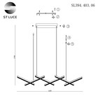 Люстра подвесная St Luce. SL394.403.06. Basoni. 6х14 Вт, LED, 4000K, 4900 Lm, 112х82 см, цвет чёрный - Фото 13