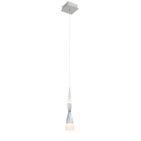 Подвес St Luce. SL405.103.01. Bochie. 1х7 Вт, LED, 3000K, 350 Lm, 7х7х55 см, цвет хром