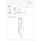 Светильник подвесной St Luce. SL405.103.10. Bochie. 10х7 Вт, LED, 3000K, 3500 Lm, 45х45 см, цвет хром - Фото 13