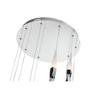 Светильник подвесной St Luce. SL405.103.10. Bochie. 10х7 Вт, LED, 3000K, 3500 Lm, 45х45 см, цвет хром - Фото 9